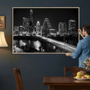 Austin Skyline Wall Art Canvas Print, Austin Downtown Night by MyGreatCanvas | Canvas Wall Art Prints | Photo Prints & Wall Decor
