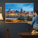 Baltimore Skyline Wall Art Canvas Print, Baltimore Downtown by MyGreatCanvas | Canvas Wall Art Prints | Photo Prints & Wall Decor