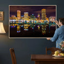 Baltimore Skyline Wall Art Canvas Print, Baltimore Downtown by MyGreatCanvas | Canvas Wall Art Prints | Photo Prints & Wall Decor