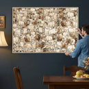 Farmhouse Animals Print - Abstract Farm Animal Drawing by MyGreatCanvas | Canvas Wall Art Prints | Photo Prints & Wall Decor