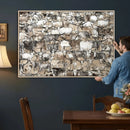 Texas Longhorn Cow Farmhouse Animals Wall Art Canvas Print - by MyGreatCanvas | Canvas Wall Art Prints | Photo Prints & Wall Decor
