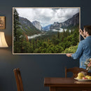 Yosemite Valley Wall Art Canvas Print – Misty Mountain by MyGreatCanvas | Canvas Wall Art Prints | Photo Prints & Wall Decor