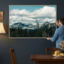 Mountain Forest Wall Art Canvas Print, Alpine Pine Tree by MyGreatCanvas | Canvas Wall Art Prints | Photo Prints & Wall Decor