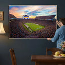 Auburn Stadium Sunset Wall Art Canvas Print, Jordan Hare by MyGreatCanvas | Canvas Wall Art Prints | Photo Prints & Wall Decor