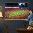 Clemson Football Stadium Wall Art Canvas Print, College by MyGreatCanvas | Canvas Wall Art Prints | Photo Prints & Wall Decor