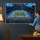 Detroit Lions Stadium Wall Art Canvas Print, Football Field by MyGreatCanvas | Canvas Wall Art Prints | Photo Prints & Wall Decor