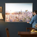 Lavender Field Wall Art Canvas Print, Butterfly Floral by MyGreatCanvas | Canvas Wall Art Prints | Photo Prints & Wall Decor