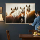 Wild Horse Herd Wall Art Canvas Print, Natural Horse by MyGreatCanvas | Canvas Wall Art Prints | Photo Prints & Wall Decor