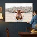 Texas Longhorn Bull Wall Art Canvas Print, Rustic Western by MyGreatCanvas | Canvas Wall Art Prints | Photo Prints & Wall Decor