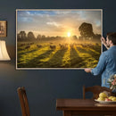 Sheep Wall Art Canvas Print – Rural Farm Animal Artwork by MyGreatCanvas | Canvas Wall Art Prints | Photo Prints & Wall Decor