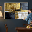 Gold Navy Abstract Wall Art Canvas Print, Modern Luxury by MyGreatCanvas | Canvas Wall Art Prints | Photo Prints & Wall Decor