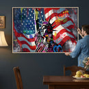 USA Statue of Liberty Graffiti Street Art Wall Art Canvas by MyGreatCanvas | Canvas Wall Art Prints | Photo Prints & Wall Decor