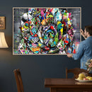 Abstract Graffiti Collage Street Art Wall Art Canvas Print by MyGreatCanvas | Canvas Wall Art Prints | Photo Prints & Wall Decor