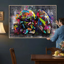 Graffiti American Football Helmet Street Art Wall Art Canvas by MyGreatCanvas | Canvas Wall Art Prints | Photo Prints & Wall Decor