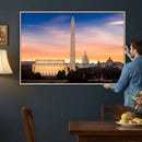 Washington DC Skyline Wall Art Canvas Print – Lincoln by MyGreatCanvas | Canvas Wall Art Prints | Photo Prints & Wall Decor