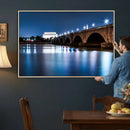 Washington DC Wall Art Canvas Print – Lincoln Memorial Night by MyGreatCanvas | Canvas Wall Art Prints | Photo Prints & Wall Decor