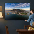 Cape Town Wall Art Canvas Print – Table Mountain Coastal by MyGreatCanvas | Canvas Wall Art Prints | Photo Prints & Wall Decor