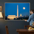 Washington DC Skyline Wall Art Canvas Print – Lincoln by MyGreatCanvas | Canvas Wall Art Prints | Photo Prints & Wall Decor