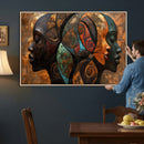 Abstract Afro American Women Wall Art Canvas Print by MyGreatCanvas | Canvas Wall Art Prints | Photo Prints & Wall Decor