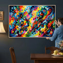 Geometric Abstract Wall Art Canvas Print, Bold Color by MyGreatCanvas | Canvas Wall Art Prints | Photo Prints & Wall Decor