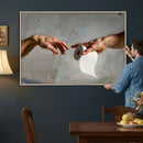 Funny Bathroom Wall Art Canvas, Creation of Toilet Paper by MyGreatCanvas | Canvas Wall Art Prints | Photo Prints & Wall Decor