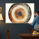 Natural Wood Slice Wall Art Canvas Print, Tree Ring Wall by MyGreatCanvas | Canvas Wall Art Prints | Photo Prints & Wall Decor