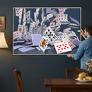 Playing Cards Canvas Wall Art | Casino Game Room Decor, by MyGreatCanvas | Canvas Wall Art Prints | Photo Prints & Wall Decor