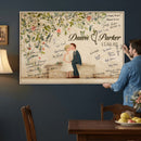 Wedding Guest Book Alternative Wall Art Canvas Print, Personalized Wedding Signature Poster, Custom Couple Photo Guestbook Canvas by MyGreatCanvas | Canvas Wall Art Prints | Photo Prints & Wall Decor
