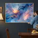 Colorful Abstract Canvas Wall Art Print, Vibrant Popup Color Art Print