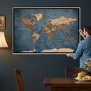 World Map Canvas Wall Art Canvas Print by MyGreatCanvas | Canvas Wall Art Prints | Photo Prints & Wall Decor