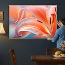 Peach Lily Canvas Wall Art, Coral Pink Flower Macro Photo Print, Botanical Bedroom Decor, Soft Floral Photography, Living Room Wall Art by MyGreatCanvas | Canvas Wall Art Prints | Photo Prints & Wall Decor