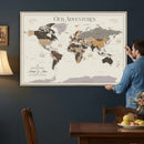 World Map Wall Art Print