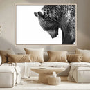 Black and White Grizzly 399 Bear Canvas Print Wall Art | by MyGreatCanvas | Canvas Wall Art Prints | Photo Prints & Wall Decor