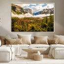 Half Dome Yosemite Canvas Wall Art – Majestic Triptych