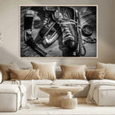 Old Pair of Mens Skates Wall Art Canvas, Men Skates Wall Art by MyGreatCanvas | Canvas Wall Art Prints | Photo Prints & Wall Decor