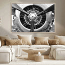 Vintage Airplane Wall Art Canvas Print by MyGreatCanvas | Canvas Wall Art Prints | Photo Prints & Wall Decor