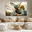 Vintage Airplane Canvas Print by MyGreatCanvas | Canvas Wall Art Prints | Photo Prints & Wall Decor