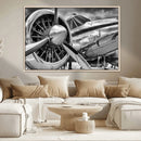 Vintage Antique Airplane Wall Art Canvas Print by MyGreatCanvas | Canvas Wall Art Prints | Photo Prints & Wall Decor
