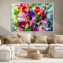 Oil Flower Abstract Canvas Print by MyGreatCanvas | Canvas Wall Art Prints | Photo Prints & Wall Decor