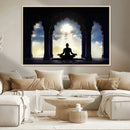 Women and Yoga Wall Art Canvas Print