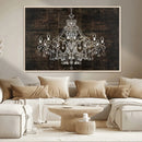 Rustic Chandelier Canvas Print by MyGreatCanvas | Canvas Wall Art Prints | Photo Prints & Wall Decor