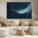Swimmer Wall Art Canvas Print