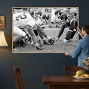 American Football Player Wall Art Canvas Print