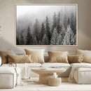 Big Foggy Forest and Misty Trees Forest Wall Art Canvas by MyGreatCanvas | Canvas Wall Art Prints | Photo Prints & Wall Decor