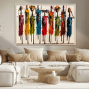 Abstract African Women Wall Art Canvas Print by MyGreatCanvas | Canvas Wall Art Prints | Photo Prints & Wall Decor
