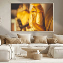 Gold Buddha Statue Hands Wall Art Canvas Print by MyGreatCanvas | Canvas Wall Art Prints | Photo Prints & Wall Decor