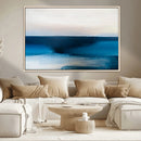 Dark Blue Abstract Wall Art Canvas Print by MyGreatCanvas | Canvas Wall Art Prints | Photo Prints & Wall Decor