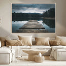 Wooden Bridge Near Lake Wall Art Canvas Print by MyGreatCanvas | Canvas Wall Art Prints | Photo Prints & Wall Decor