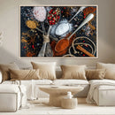 Spices and Seasonings Canvas Wall Art – Colorful Triptych by MyGreatCanvas | Canvas Wall Art Prints | Photo Prints & Wall Decor