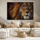 Mighty Lion Wall Art Canvas Print – Majestic Animal Portrait by MyGreatCanvas | Canvas Wall Art Prints | Photo Prints & Wall Decor